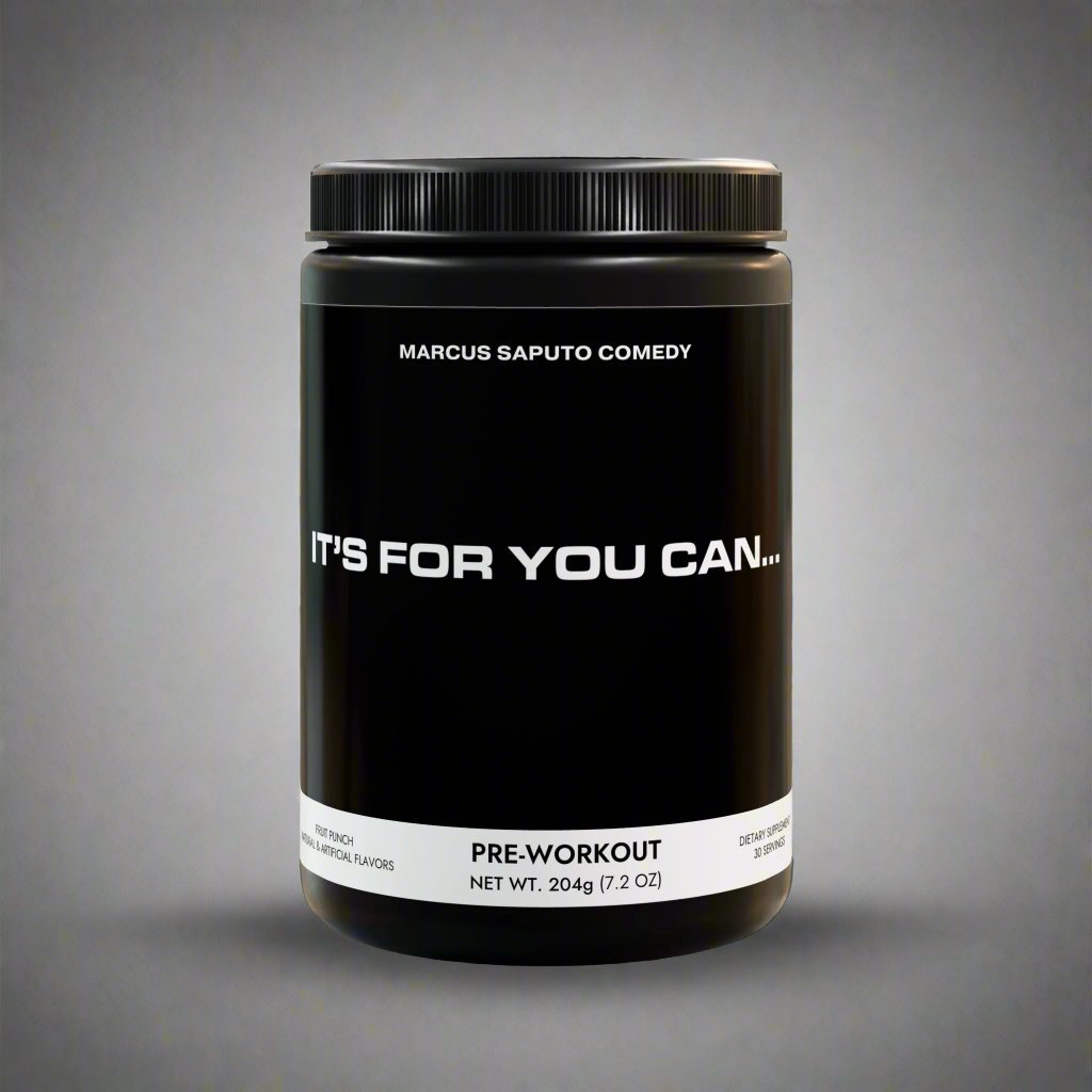 It's For You Can... Go To The Gym | Pre-Workout Supplement, Fruit Punch (204g, 7.1oz)