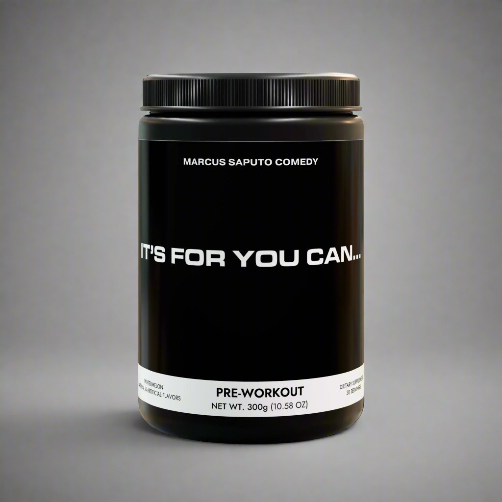 It's For You Can... Go To The Gym | Pre-Workout Supplement, Watermelon (300g, 10.58oz)