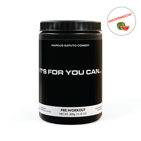 It's For You Can... Go To The Gym | Pre-Workout Supplement, Watermelon (300g, 10.58oz)